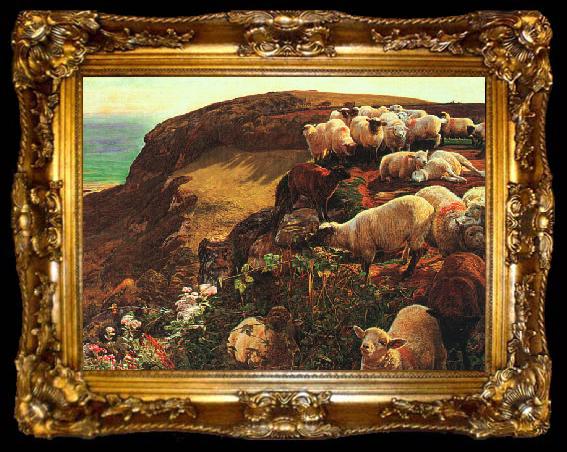 framed  William Holman Hunt On English Coasts, ta009-2